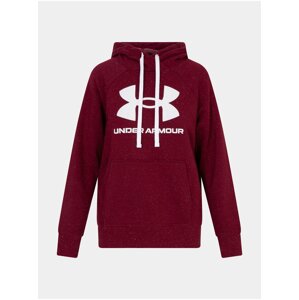 Mikina Under Armour Rival Fleece Logo Hoodie-RED