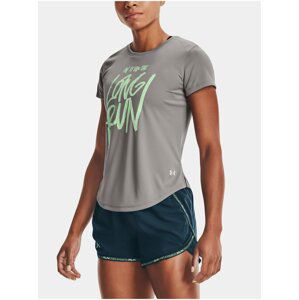 Tričko Under Armour UA Long Run Graphic SS-GRY