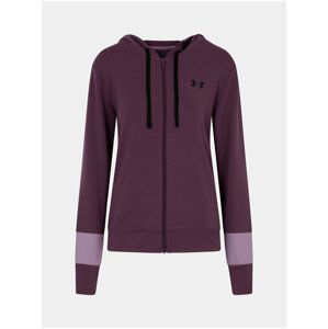 Mikina Under Armour Rival Terry CB FZ Hoodie-PPL