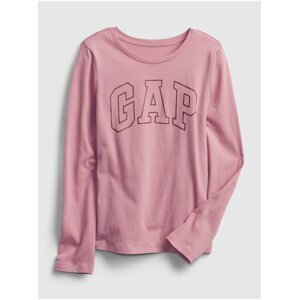 Dívky - Dětské tričko s logem GAP Růžová