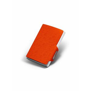 Oranžová kožená peněženka  Mondraghi Saffiano