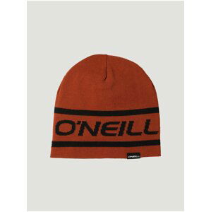 Oranžová pánská vzorovaná oboustranná zimní čepice O'Neill Reversible Logo Beanie