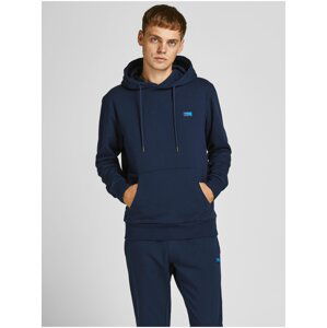 Tmavě modrá basic mikina s kapucí Jack & Jones King