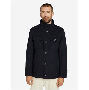 Černá pánská bunda Tom Tailor Wool Jacket