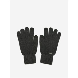 Tmavě šedé pánské rukavice Tom Tailor