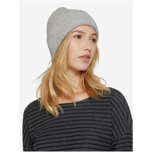 Světle šedá dámská žebrovaná zimní čepice Tom Tailor Denim Cosy Rib Beanie