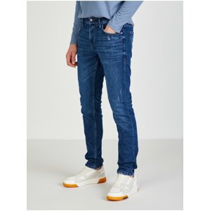 Modré pánské slim fit džíny Tom Tailor Denim