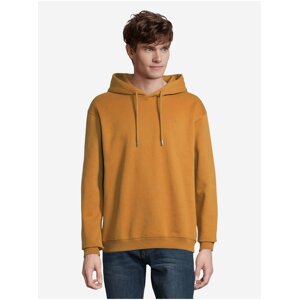 Hnědá pánská mikina s kapucí Tom Tailor Denim Hoody