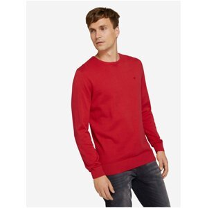 Červený pánský svetr Tom Tailor Basic