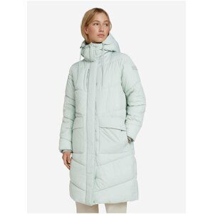 Mentolový dámský prošívaný kabát Tom Tailor Denim Arctic Puffer