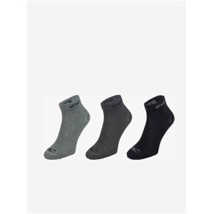 Sada tří pánských ponožek v černé a šedé barvě O'Neill