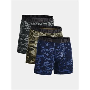 Boxerky Under Armour UA CC 6in Novelty 3 Pack - černá