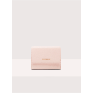 Světle růžová dámská kožená peněženka Coccinelle..