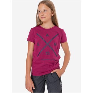 Tmavě růžové holčičí tričko s potiskem SAM 73 Caroline