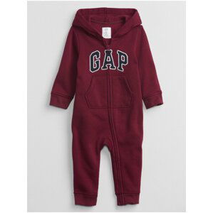 Chlapci - Baby body GAP logo Vínová