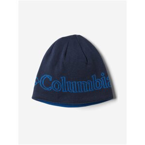 Modrá klučičí oboustranná vzorovaná zimní čepice Columbia Youth Urbanization Mix