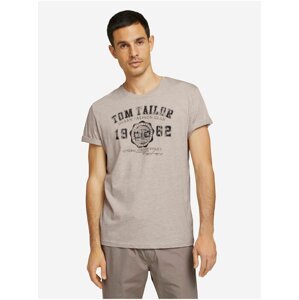 Béžové pánské tričko Tom Tailor Denim
