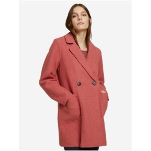 Tmavě růžový dámský lehký kabát Tom Tailor Denim