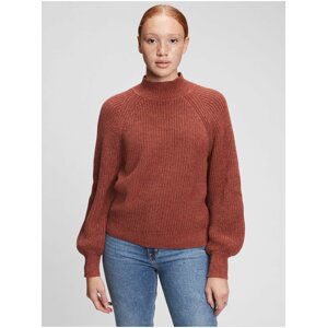 Červený dámský svetr GAP bavlněný pletený