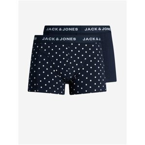 Sada dvou tmavě modrých boxerek Jack & Jones Organic