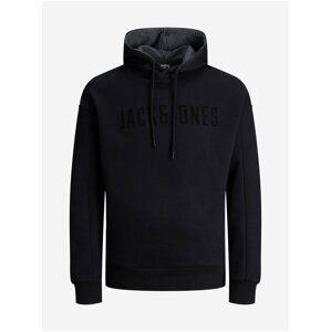 Černá mikina s kapucí Jack & Jones Brice