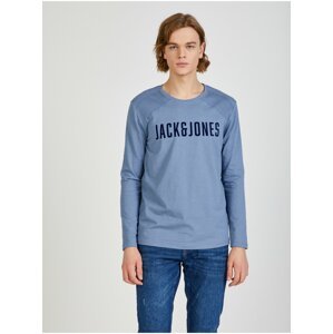 Modré tričko Jack & Jones Brice