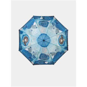 Modrý dámský skládací deštník Anekke Iceland