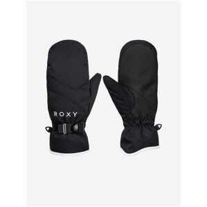 Černé dámské sportovní zimní rukavice palčáky Roxy