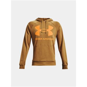 Mikina Under Armour UA Rival Fleece Big Logo HD - hnědá