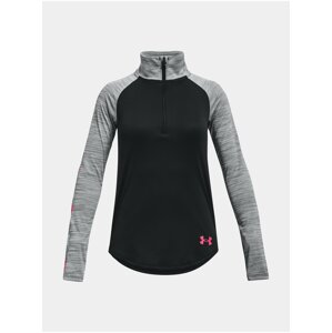 Tričko Under Armour Tech Graphic Half Zip - černá