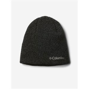 Černá pánská žebrovaná žíhaná zimní čepice Columbia Whirlibird Watch Cap