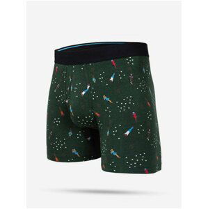 Zelené pánské vzorované boxerky Stance Snake Boxer Brief