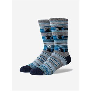 Modro-šedé pánské vzorované ponožky Stance Pasqual