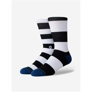 Bílo-černé pánské vzorované ponožky Stance Mariner