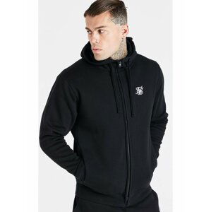 Černá pánská mikina s kapucí SikSilk