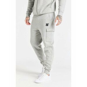 Světle šedé pánské tepláky CORE JOGGER FLEECE CARGO