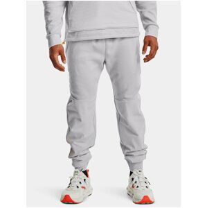 Tepláky Under Armour UA RUSH FLEECE PANT - šedá