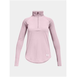 Tričko Under Armour Tech Graphic Half Zip - růžová