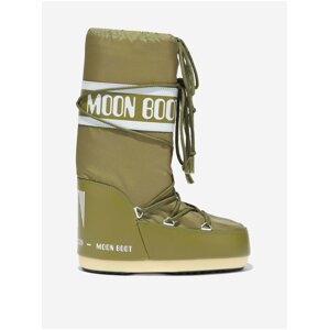 Khaki dámské sněhule Moon Boot Icon Nylon