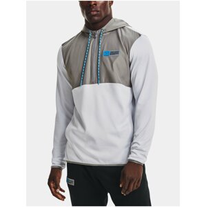 Mikina Under Armour UA AF STORM 1/2 ZIP HOODIE - šedá