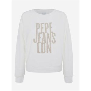 Krémová dámská mikina Pepe Jeans