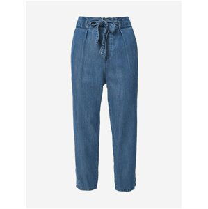 Modré dámské zkrácené straight fit džíny s.Oliver