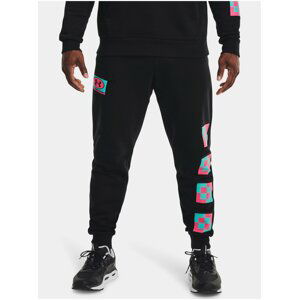 Tepláky Under Armour UA RIVAL FLEECE GEO JOGGER - černá