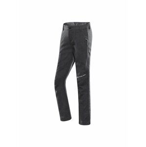 Tmavě šedé dětské softshellové kalhoty Alpine Pro PLATAN 5