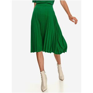 Zelená plisovaná sukně TOP SECRET