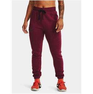 Tepláky Under Armour UA Prjct Rock Fleece Pant - červená