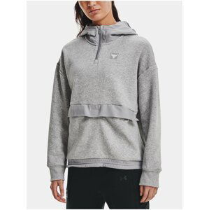 Mikina Under Armour UA Prjct Rock Fleece 1/4 Zip - šedá