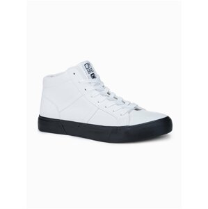 Bílé pánské sneakers boty Ombre Clothing T379