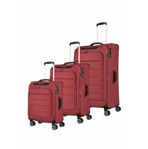 Sada cestovních kufrů Travelite Skaii 4w S,M,L - červená