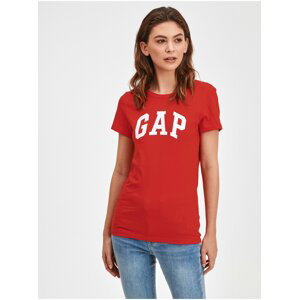 Červené dámské tričko s logem GAP